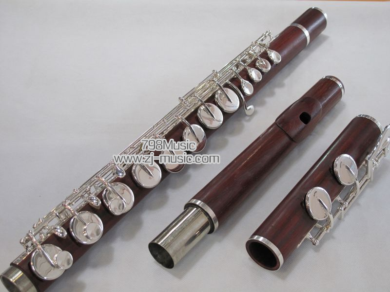 Rose Wood Alto Flute-Silver Plated-798-WA-RS